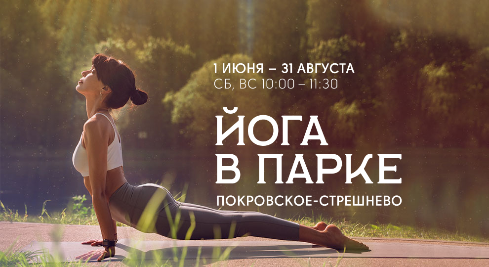 Йога в парке